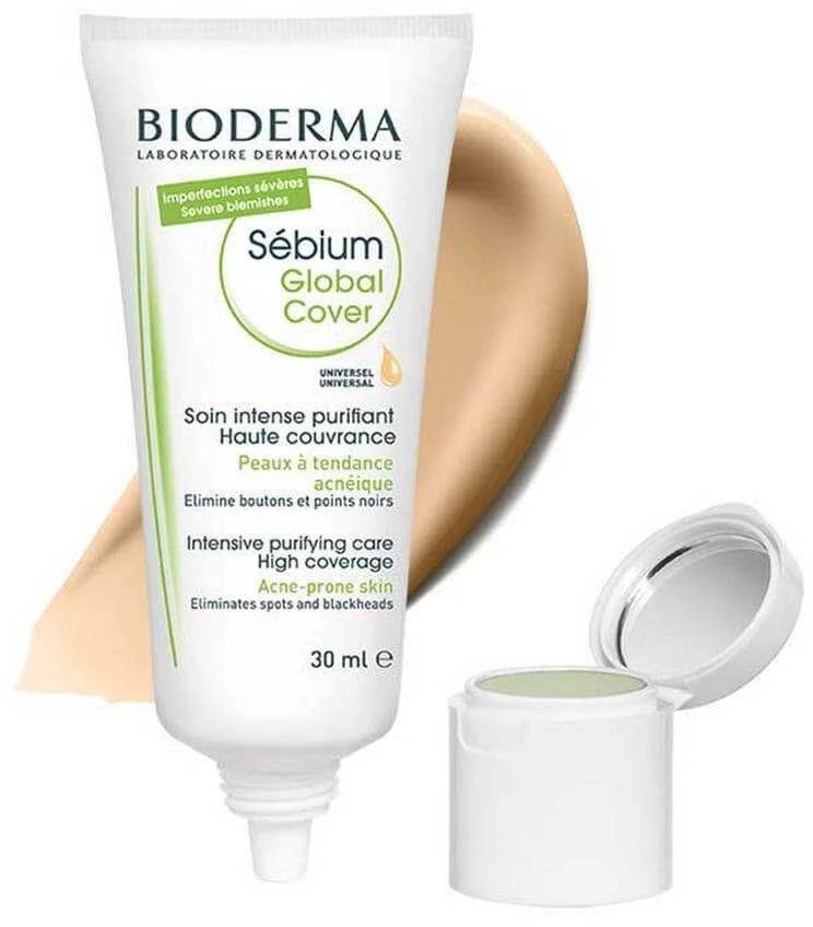 Veido kremas Bioderma Global Cover, 30 ml, moterims