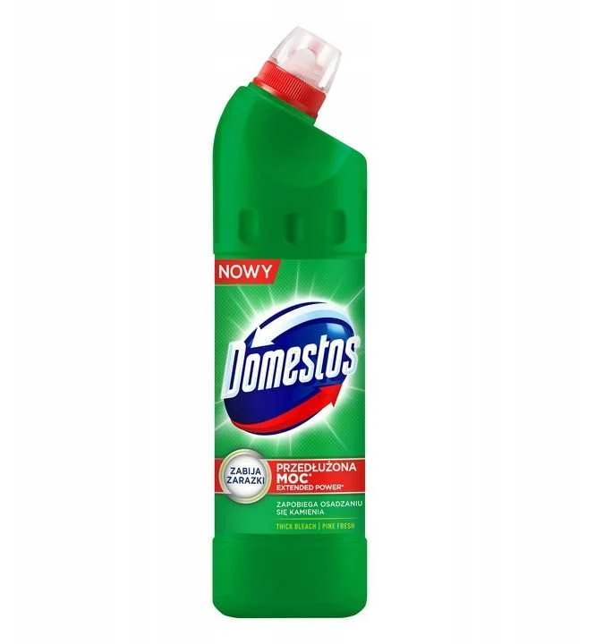Tualeto Valiklis - Domestos Pušis 1L Pakuotė po 12