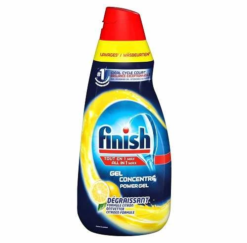 Gelis indaplovėms FINISH Allin1 Max Power Gel Lemon, 900 ml