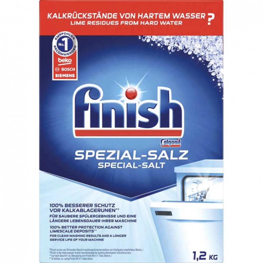 Druska indaplovėms FINISH, 1,2kg