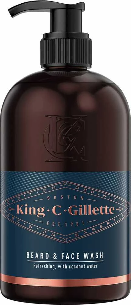 King C Gillette Barzdos ir Veido Prausiklis 3in1, 350 ml