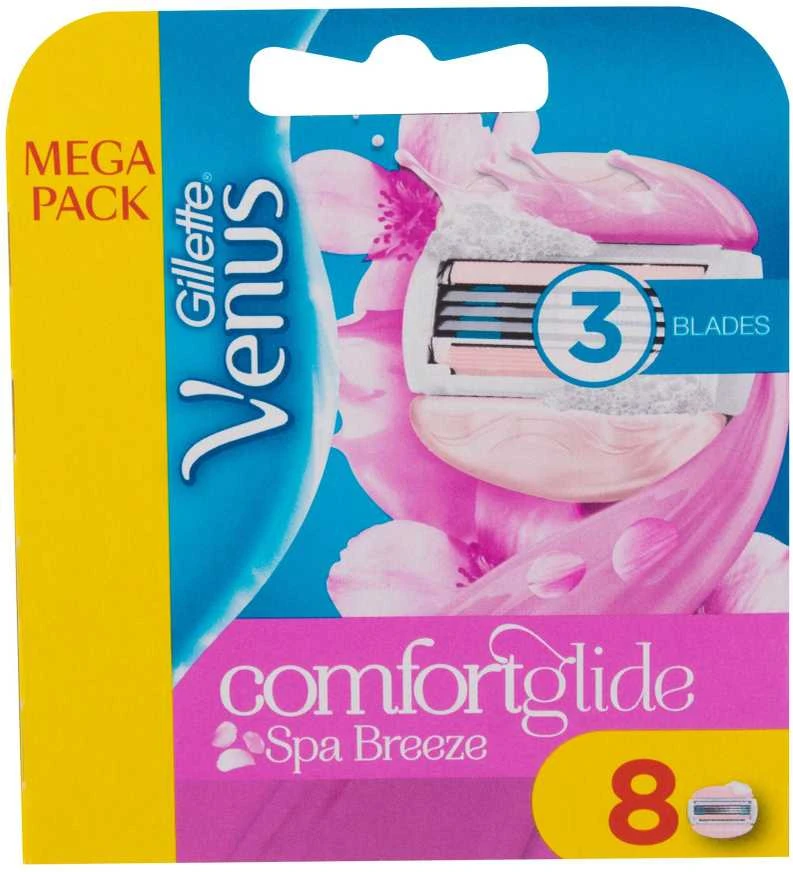 Gillette Venus ComfortGlide Breeze Skustuvo Keičiamos Galvutės, 8 vnt