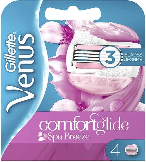 Gillette Venus ComfortGlide Spa Breeze Skustuvo Keičiamos Galvutės, 4 vnt