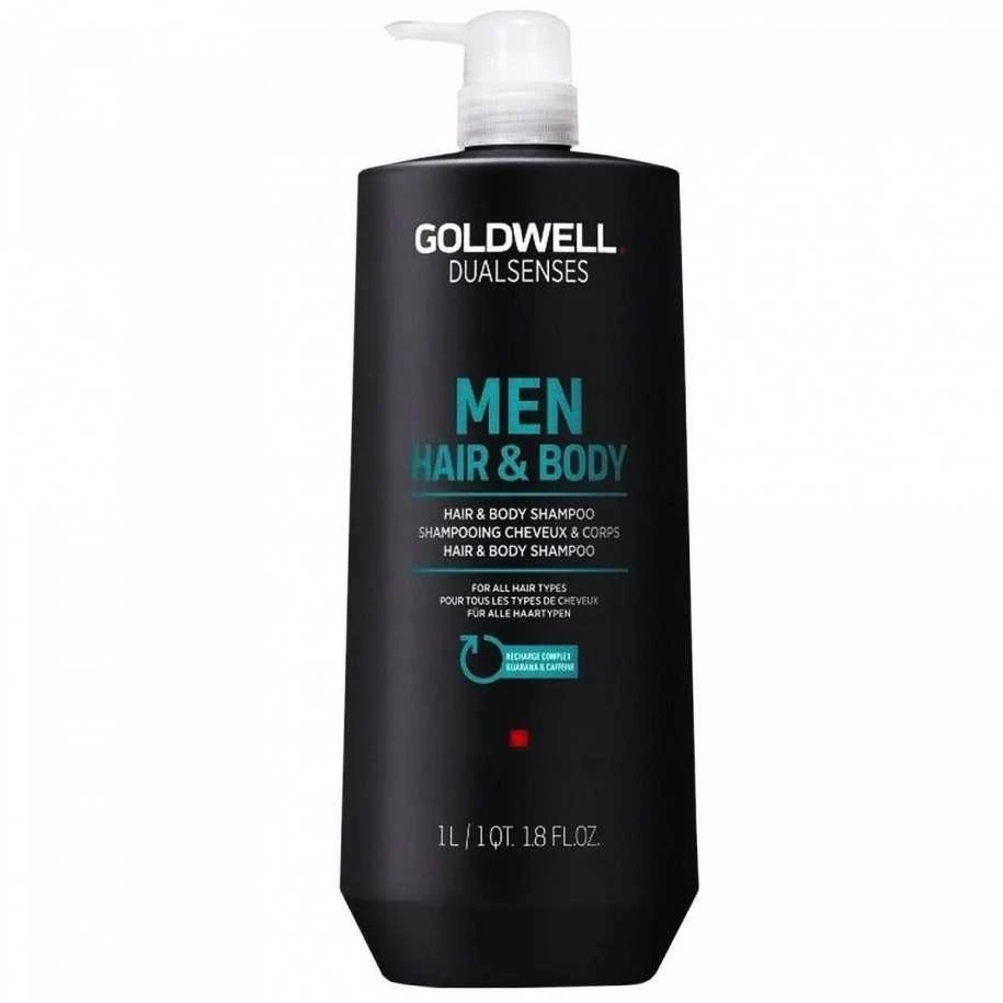 Vyriškas plaukų ir kūno šampūnas Goldwell Men Hair & Body, 1000 ml