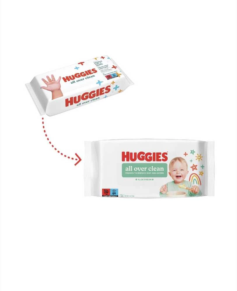 Huggies All Over Clean-Aloe fresh niisked salvrätikud 560tk