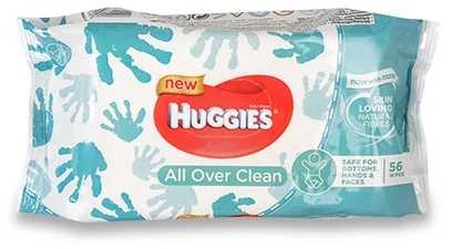 Huggies All Over Clean-Aloe fresh niisked salvrätikud 560tk