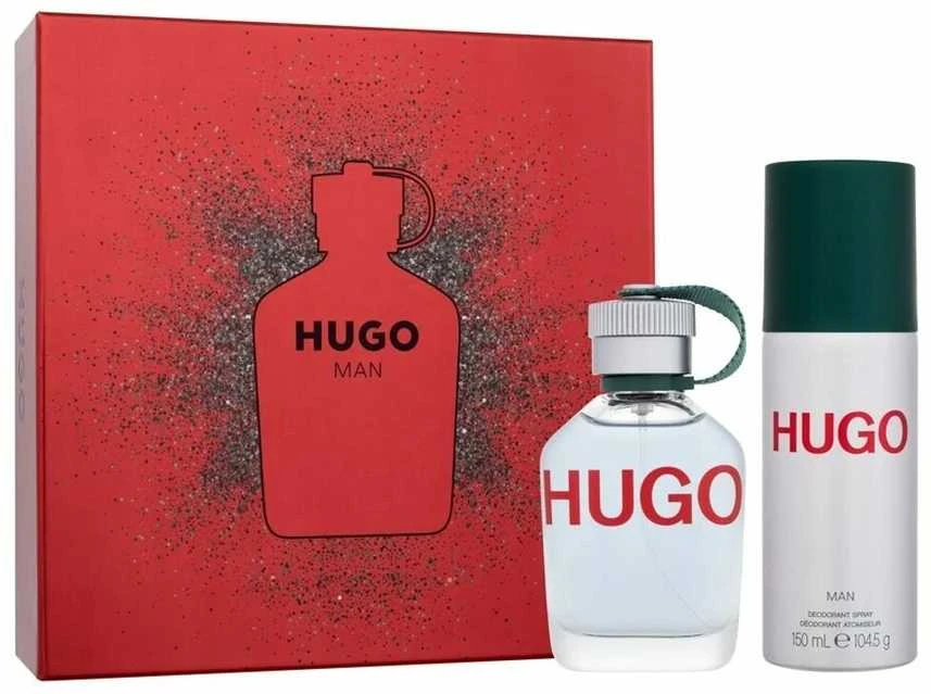 Hugo Boss Hugo Man rinkinys vyrams (kvepalai EDT, 75 ml + dezodorantas, 150 ml)