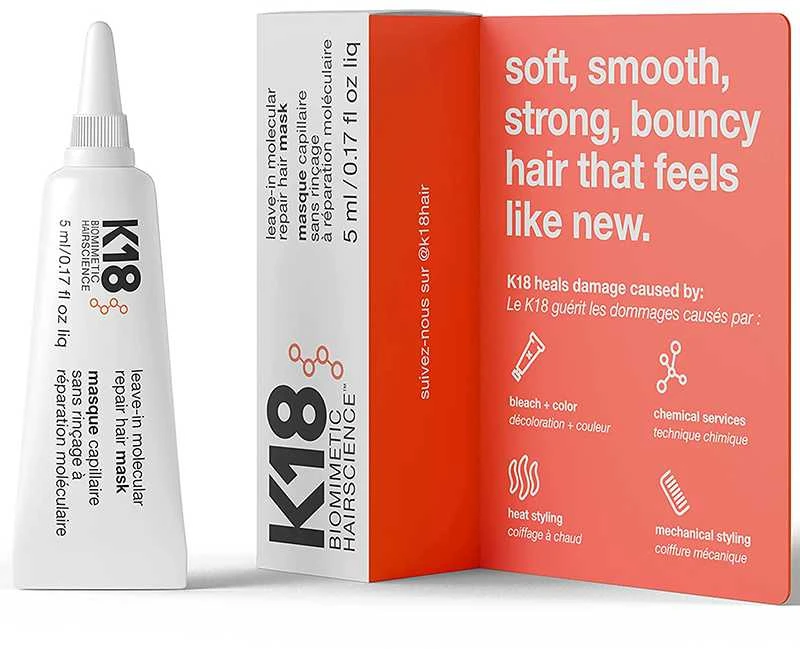 Plaukų kaukė K18, 5 ml