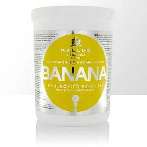Drėkinanti kaukė plaukams su vitaminų kompleksu Kallos BANANA Fotifying Hair Mask 1000 ml