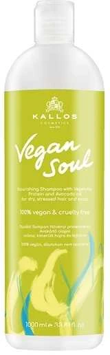 Šampūnas sausiems plaukams ir jautriai galvos odai Kallos Vegan Soul maitininantis Šampūnas 1000ml