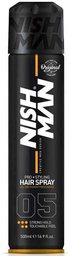 Nishman Pro-Styling Plaukų lakas Ultra Strong Hold, 400 ml