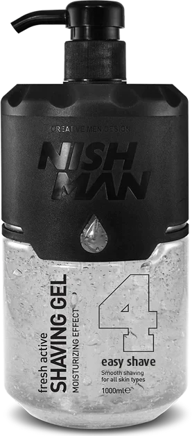 Nishman skutimosi gelis 4 Fresh Active Easy Shave 1000ml