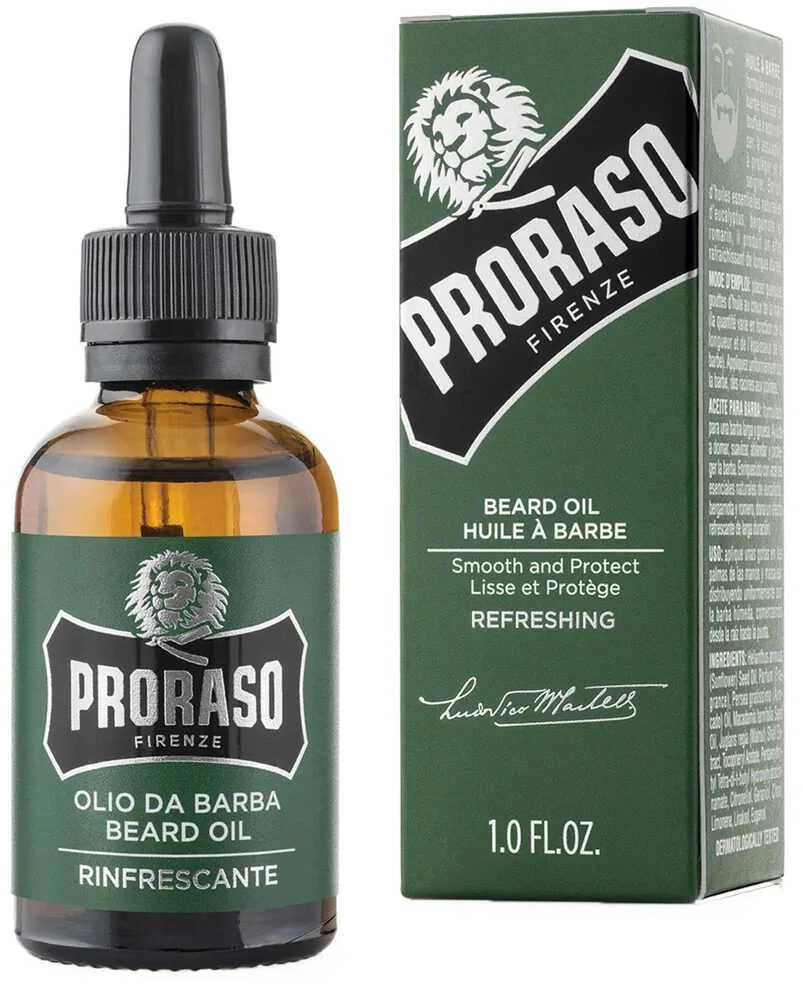 Proraso Refreshing Beard Oil - Gaivinamasis barzdos aliejus, 30 ml