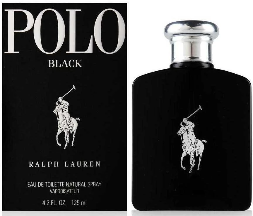 Ralph Lauren Polo Juodas EDT tualetinis vanduo vyrams, 125 ml