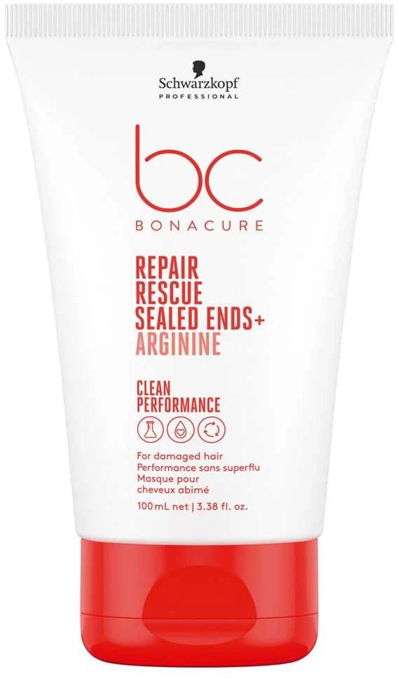 Atkuriamoji priemonė skilinėjantiems plaukų galiukams Schwarzkopf Professional BC Repair Rescue Sealed Ends+Arginine, 100ml