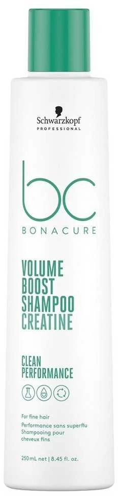 Šampūnas didinantis plaukų apimtį Schwarzkopf Bonacure Volume Boost Šampūnas Creatine 250ml
