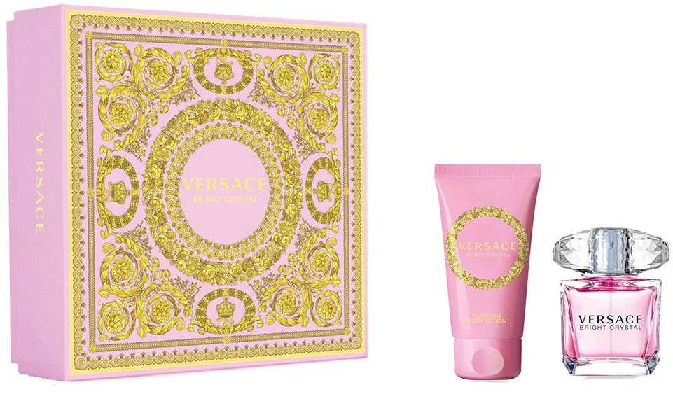 Kvepalai moterims Versace Bright Crystal EDT 30ml + 50ml kūno losjonas