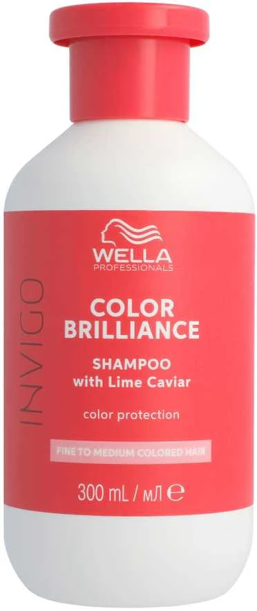 Šampūnas dažytiems ploniems plaukams Wella Invigo Color Brilliance Fine To Medium Colored Hair Šampūnas 300ml