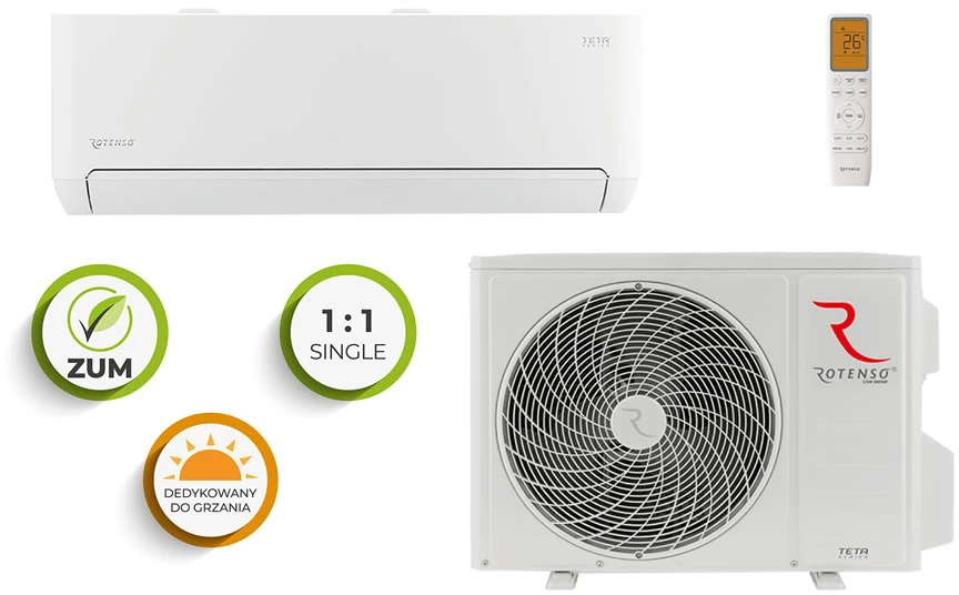 Oro kondicionieriaus Rotenso Teta TO35Xo R16 3,5 kW išorinis blokas