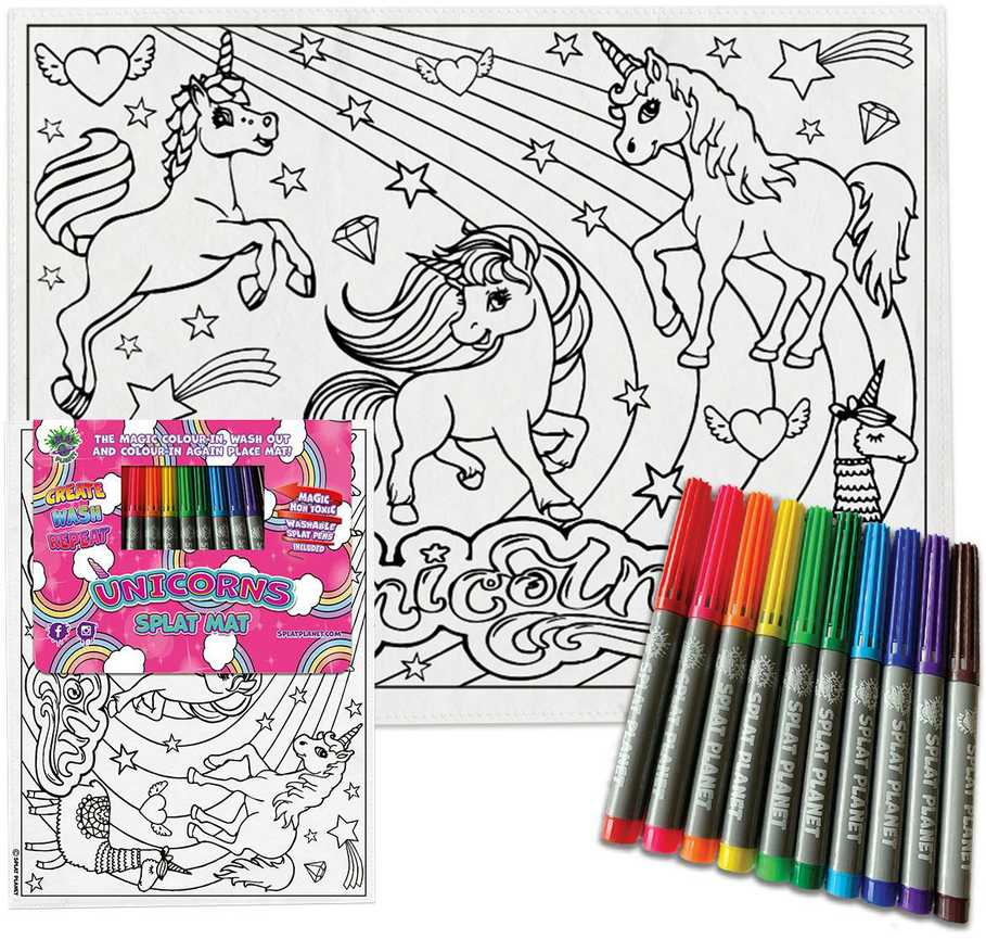 Splat Planet T-Shirt Dinosaure à Colorier Avec 10 Stylos Agiques