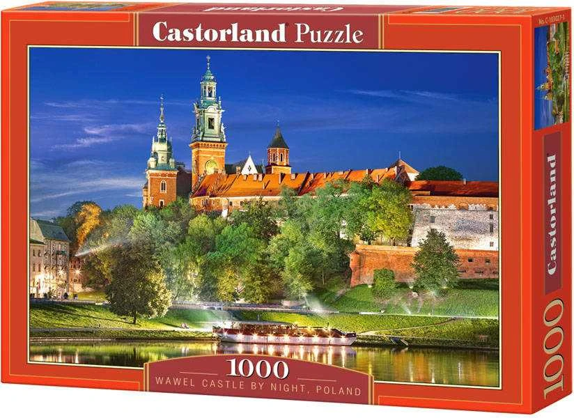 Castorland Dėlionė 1000 vnt. - Vavelio pilis naktį, Lenkija