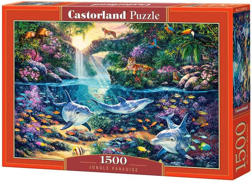 Castorland Dėlionė 1500 vnt. - Džiunglių rojus