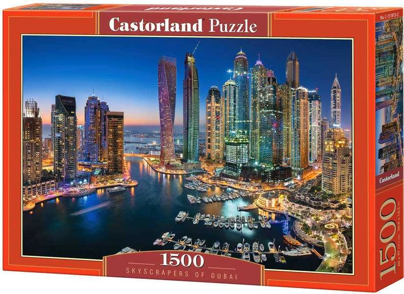Castorland Dėlionė 1500 vnt. - Dubajaus dangoraižiai