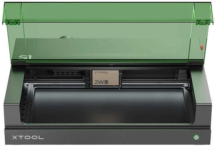 2-in-1 lazerinio graviravimo staklės xTool S1 40W Basic