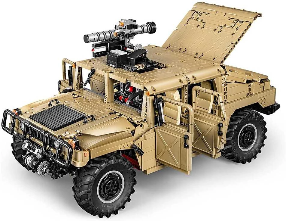 Jokomisiada 3935 blokelių rinkinys Karinė transporto priemonė Humvee 1:8 judantys elementai ZA5252
