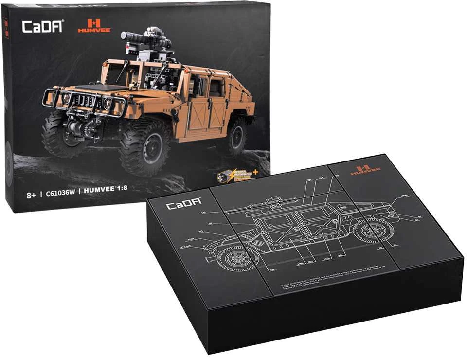 Jokomisiada 3935 blokelių rinkinys Karinė transporto priemonė Humvee 1:8 judantys elementai ZA5252