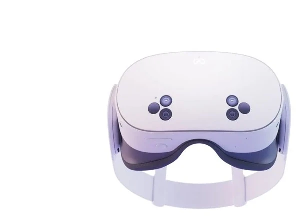 Meta Quest 3S VR akiniai su kamerų moduliais