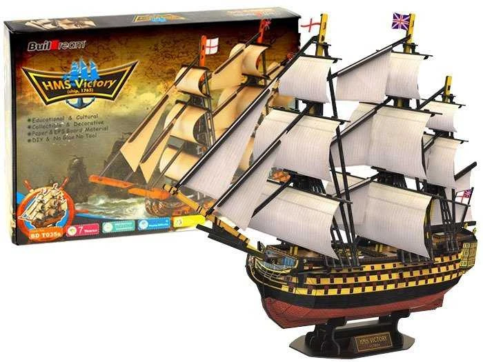 Dėlionė Jokomisiada 3D galvosūkių laivas HMS VICTORY laivas jūra ZA1785