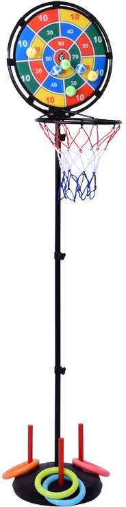 Jokomisiada 3in1 Sports Set Throw at the target! Basketball stand + accessories SP0830