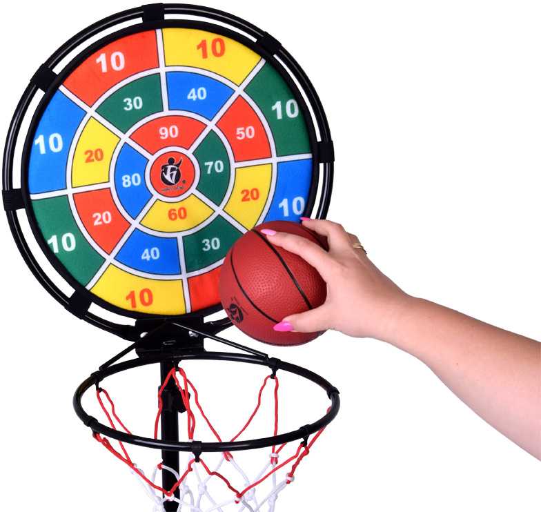 Jokomisiada 3in1 Sports Set Throw at the target! Basketball stand + accessories SP0830