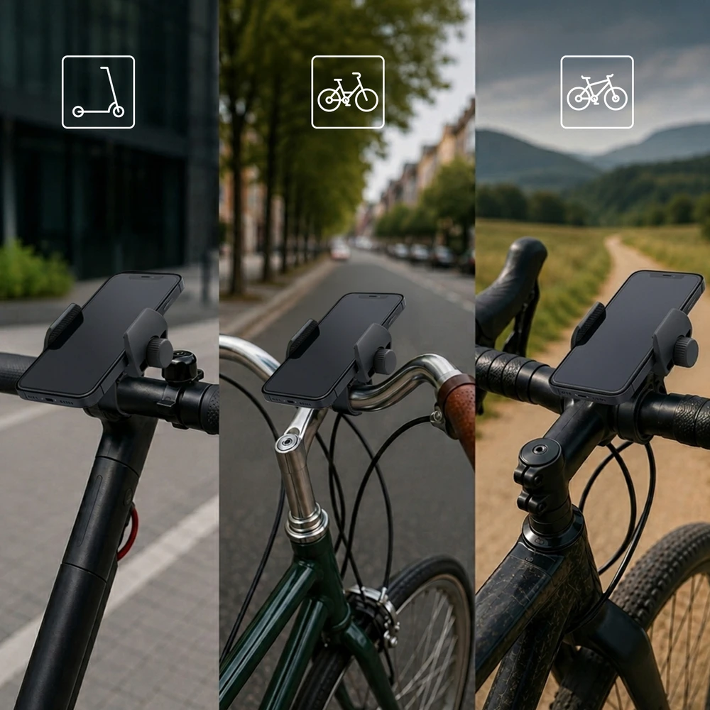 Universalus dviračio telefono laikiklis 3MK BikeGrip