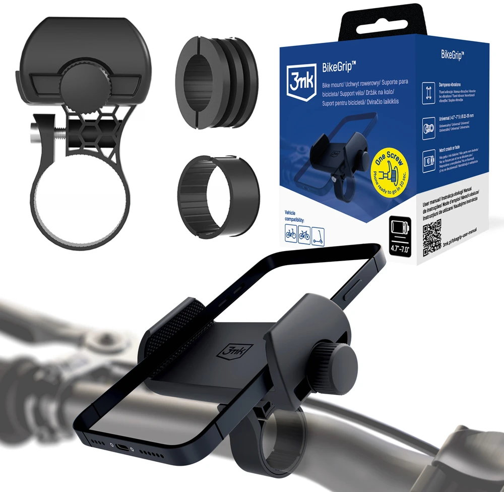 Universalus dviračio telefono laikiklis 3MK BikeGrip