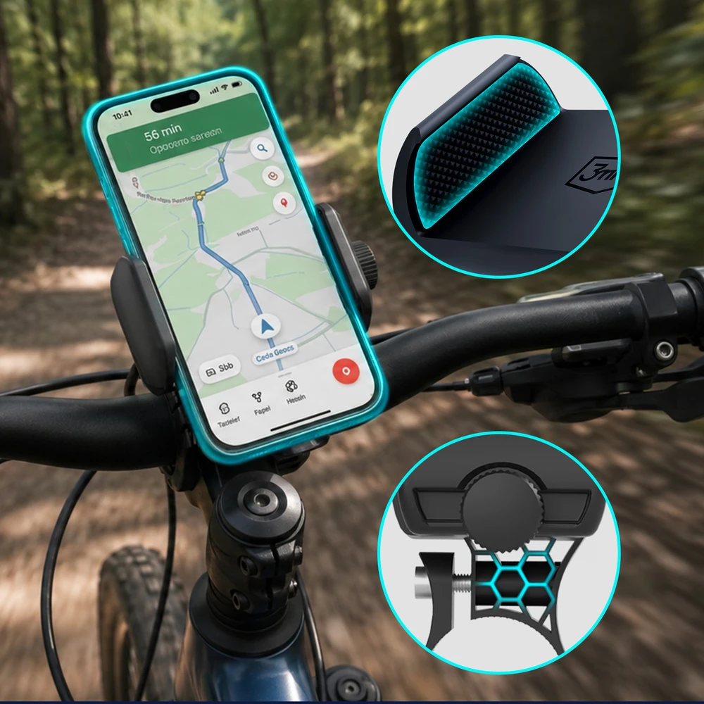 Universalus dviračio telefono laikiklis 3MK BikeGrip