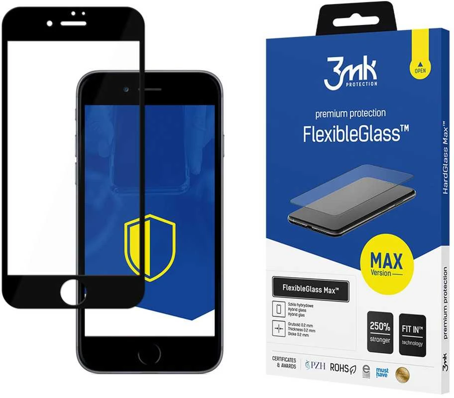 3Mk apsauga 3mk FlexibleGlass Max hibridinis stiklas iPhone 7 / 8 Plus