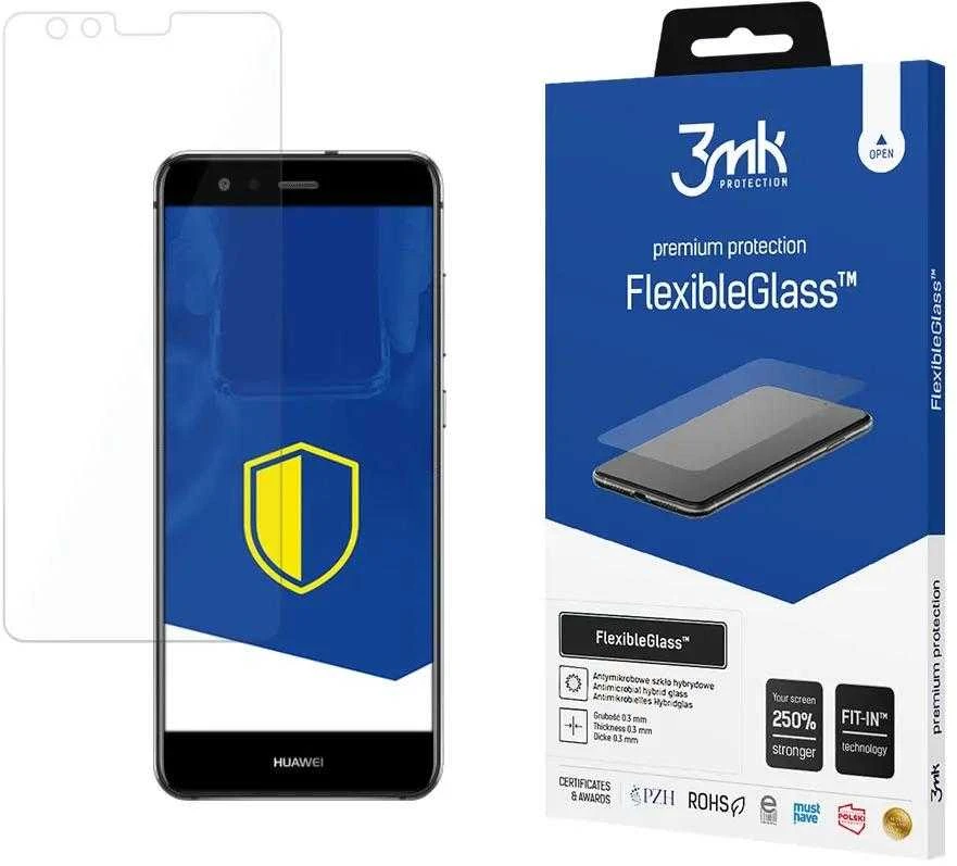 3MK FlexibleGlass Ekrano apsauga, Huawei, P10 Lite, Hibridinis stiklas, Skaidrus