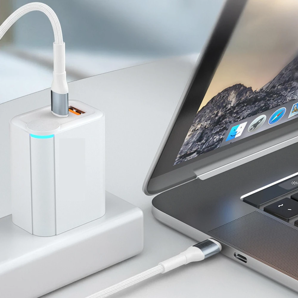 3Mk apsauga 3mk Hyper kabelis 3mk Hyper kabelis N serijos USB-C / USB-C 1m 20V/3A 60W / baltas