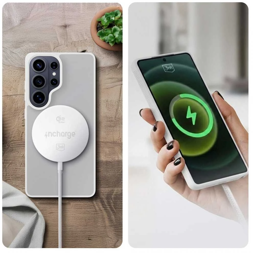 3Mk 3 mk įkroviklis „Align Qi2.2 25W“, skirtas „Android Baltas“