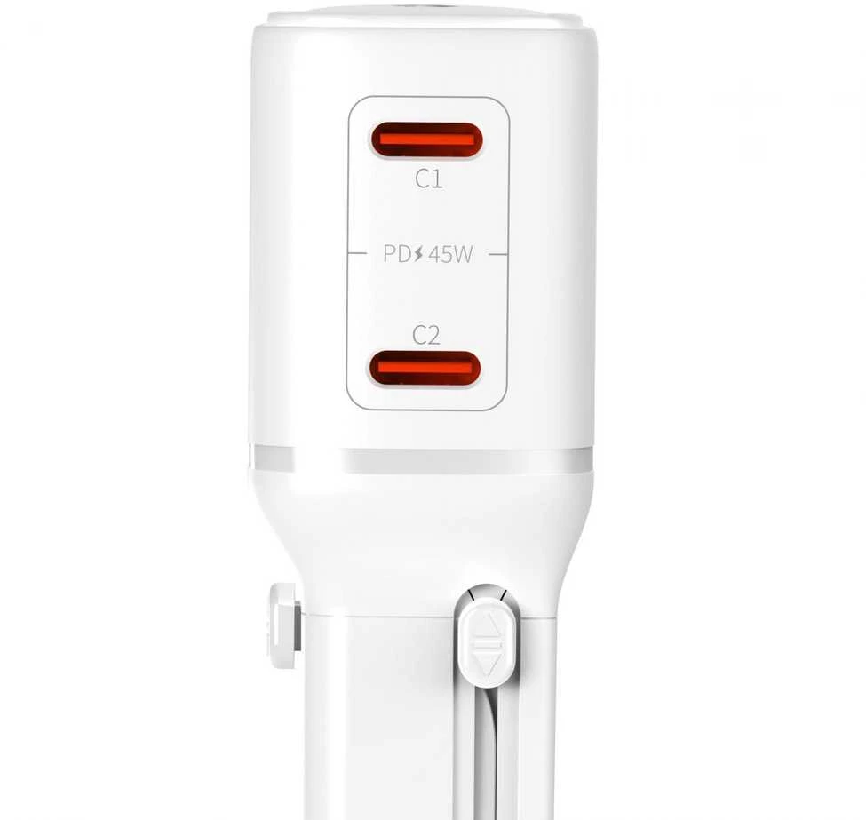 3mk incharge® Globe 45W™ 2C PD QC4+ PPS SCP AFCUS/EU/AUS/UK Baltas