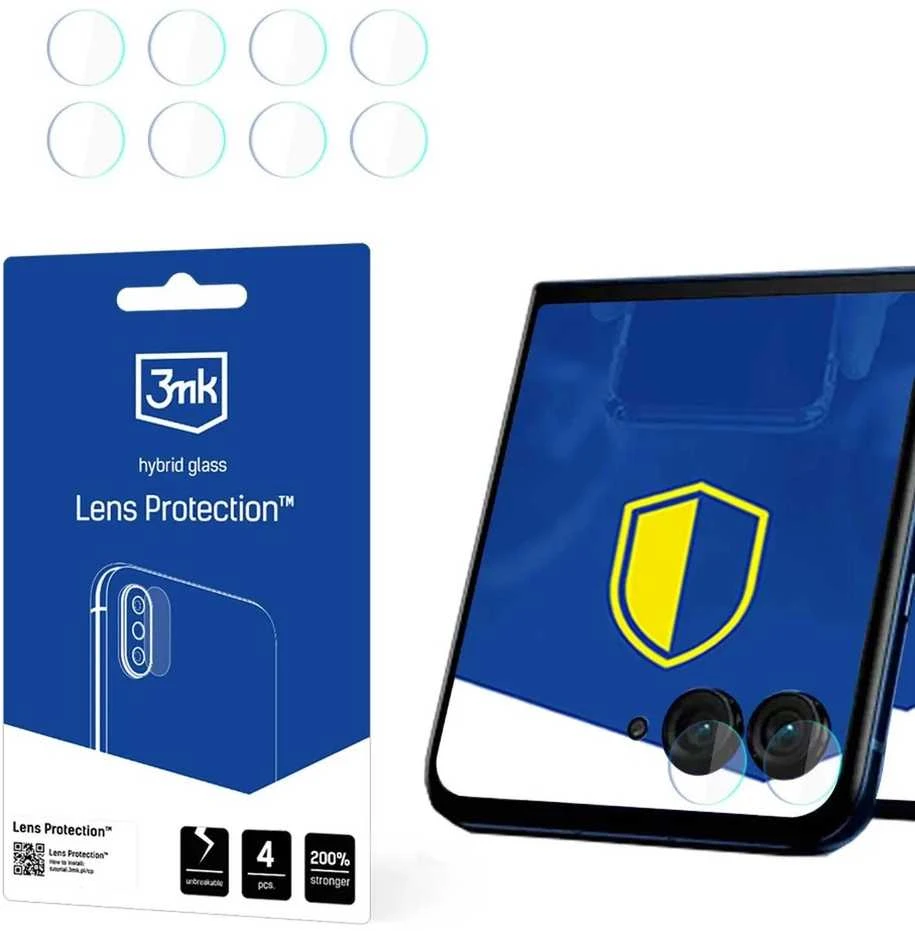 3mk Lens Protection Kameros apsauga Motorola Razr 50 Ultra (Front)