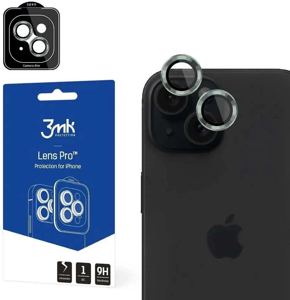 3mk Lens Protection Pro fotoaparato dangtelis Apple iPhone 15 - žalias