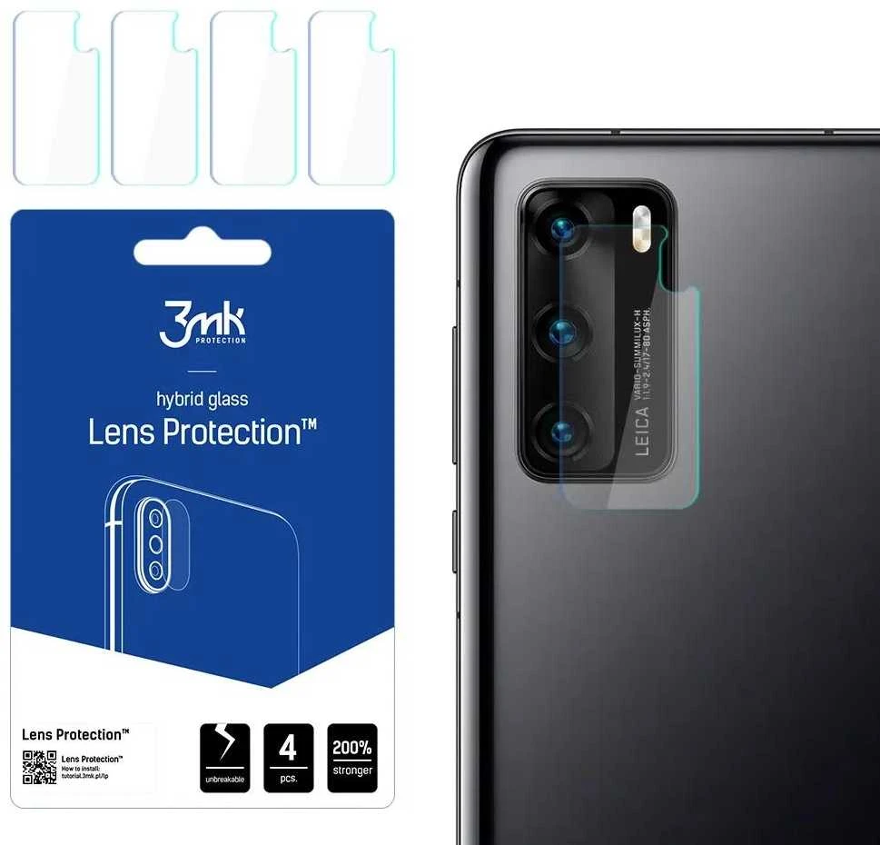 3MK objektyvo apsauga Huawei P40 fotoaparato objektyvo apsauga, 4 vnt.