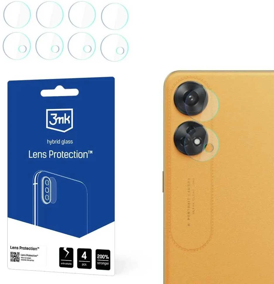 3mk Lens Protection™ hibridinis fotoaparato stiklas Oppo Reno 8T 4G