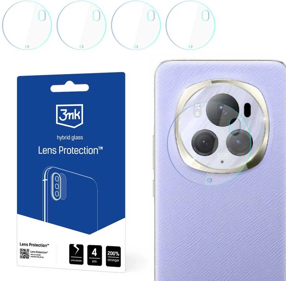 3mk Lens Protection™ hibridinis fotoaparato stiklas Honor Magic6 Pro