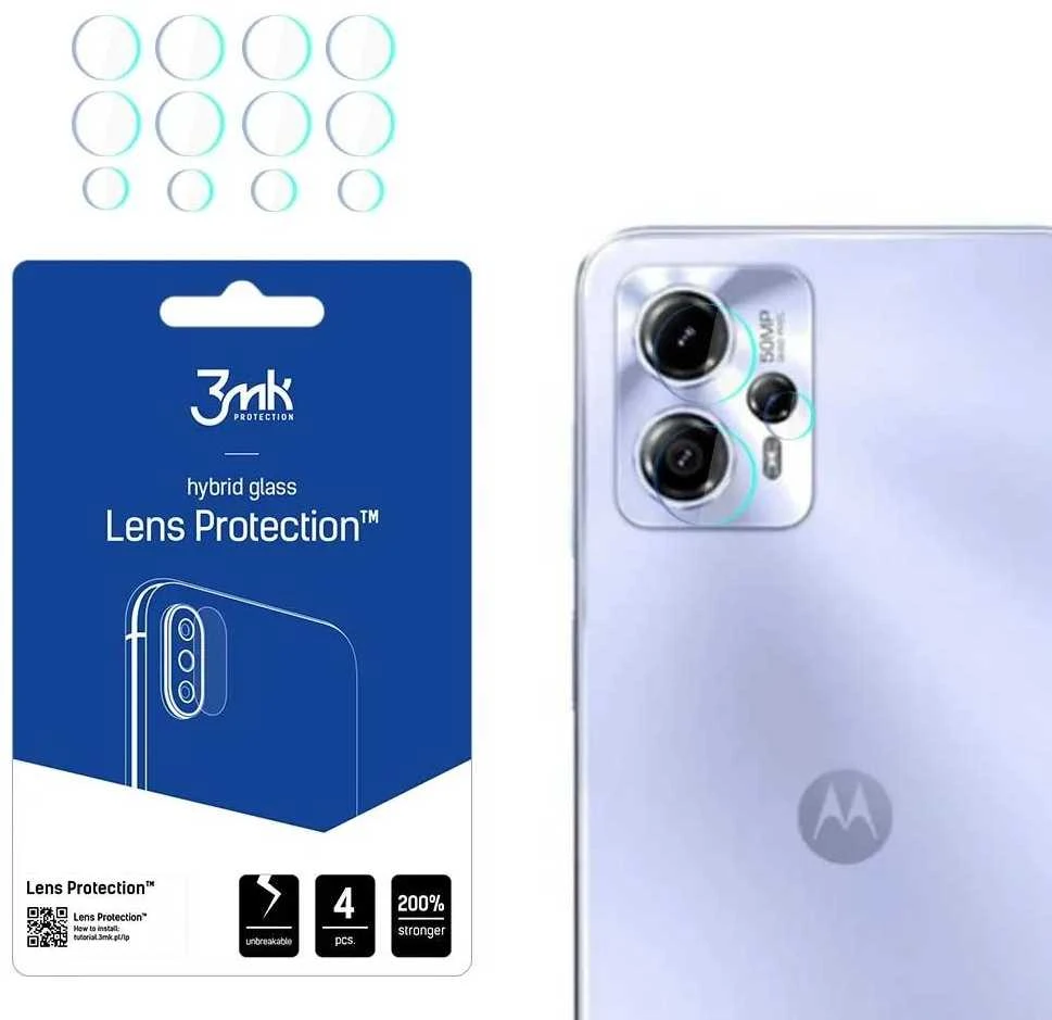 3MK objektyvo apsauga Motorola Moto G13/G23 kameros objektyvo apsaugai, 4 vnt.