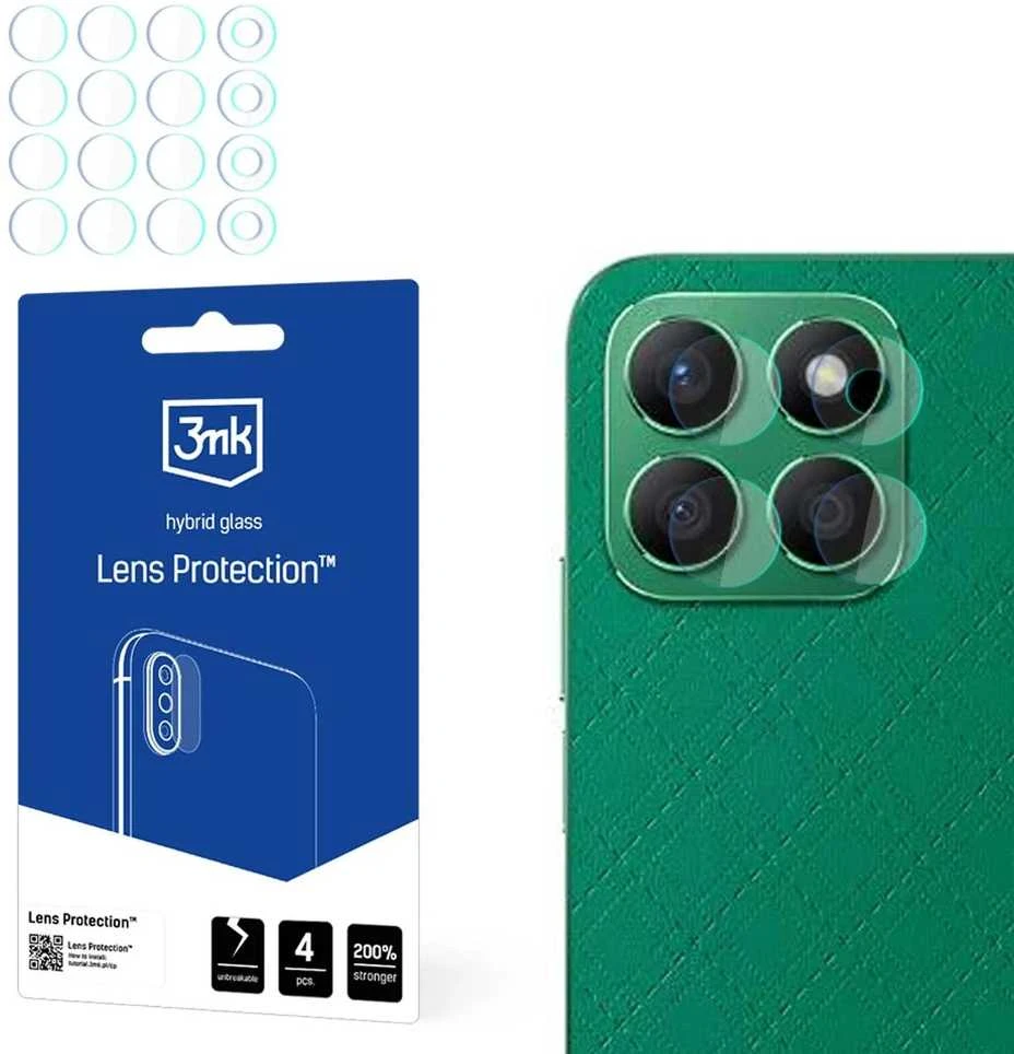 3mk Lens Protection™ hibridinis fotoaparato stiklas, skirtas Honor X8B