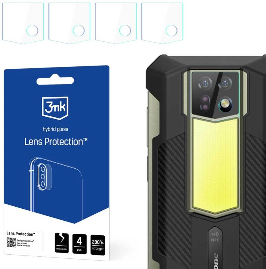 3MK objektyvo apsauga „Ulefone Armor 24O 4vnt“